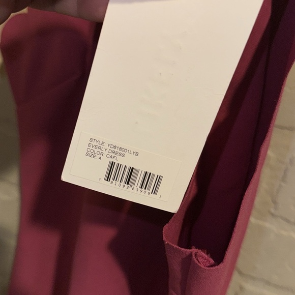 Likely Everly Dress Scalloped Halter Pink Size 4 NEW Revolve - Picture 5 of 6